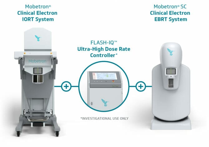 IntraOp Mobetron for IORT Treatment - FLASH UHDR Controller for FLASH Radiotherapy - Mobetron SC for Skin Cancer treatment